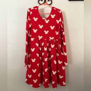 Mickey Mouse Print Dress
